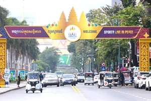 Đường sá Phnom Penh mùa SEA Games 32. Ảnh: DŨNG PHƯƠNG