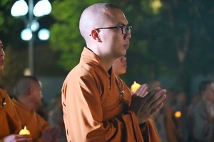 Trang nghiêm lễ Vu lan báo hiếu tại Học Viện Phật giáo Việt Nam