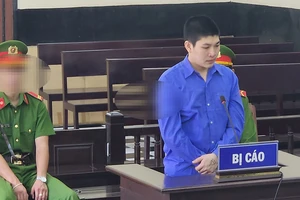 Phiên tòa sơ thẩm tuyên phạt bị cáo Lê Phong Hải (24 tuổi, ngụ xã Mỹ Phong, thành phố Mỹ Tho) 15 năm tù 