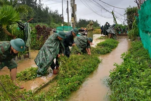 Quảng Ngãi: Nhiều tuyến đường bị ngập, sạt lở do mưa lớn