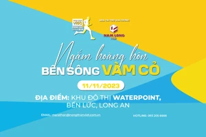 Giải chạy Nông thôn Việt Marathon – Long An 2023: Ngắm hoàng hôn bên sông Vàm Cỏ