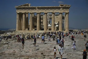 Du khách tới Hy Lạp cao kỷ lục