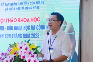 Ông Nguyễn Thành Duy, Giám đốc Sở KH-CN tỉnh Sóc Trăng
