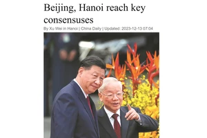 Báo chí Trung Quốc đưa tin về chuyến thăm Việt Nam của Tổng Bí thư, Chủ tịch Tập Cận Bình