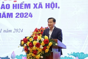 Phó Thủ tướng Lê Minh Khái phát biểu tại Hội nghị
