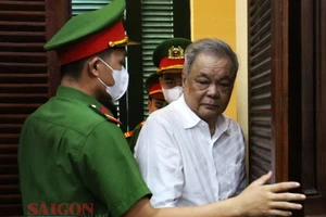 Bị cáo Trần Quí Thanh tại phiên tòa ngày 24-4.