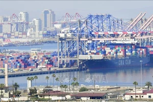 Cảng hàng hóa Long Beach ở California, Mỹ