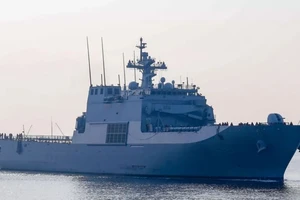 Tàu của Hải quân Hàn Quốc. Ảnh: Yonhap