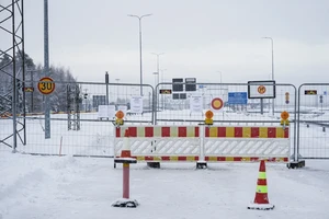 Cửa khẩu Vaalimaa ở biên giới Phần Lan-Nga bị đóng cửa ngày hồi tháng 12 năm ngoái. 