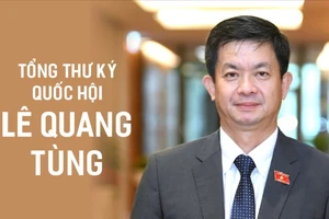 Ông Lê Quang Tùng hiện là Bí thư Tỉnh ủy Quảng Trị. Ảnh: QUANG PHÚC 