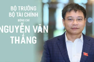 Tân Bộ trưởng Bộ Tài chính Nguyễn Văn Thắng. Ảnh: QUANG PHÚC 