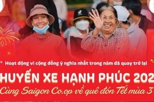 Saigon Co.op chính thức mở đăng ký chương trình hỗ trợ người dân về quê đón Tết trên các chuyến xe 0 đồng