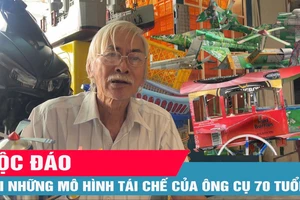 Độc đáo với những mô hình tái chế từ vỏ lon 