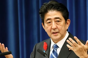Thủ tướng Nhật Bản Shinzo Abe. Ảnh: AP