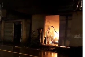 Cháy tại doanh nghiệp chế biến gỗ Bentree Vina