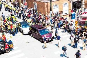 Hiện trường vụ bạo loạn tại thành phố Charlottesville