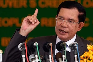 Thủ tướng Campuchia Hun Sen (Ảnh: cambodiadaily.com)