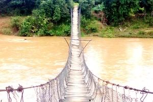 Kon Tum: Thiếu kinh phí sửa chữa 114 cầu treo