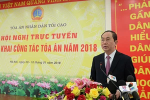 Chủ tịch nước Trần Đại Quang phát biểu chỉ đạo Hội nghị