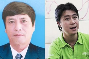 Ông Nguyễn Thanh Hóa - nguyên Cục trưởng C50 (trái) và ông Phan Sào Nam - nguyên Chủ tịch Công ty VTC Online