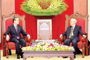 Tổng Bí thư Nguyễn Phú Trọng tiếp Ủy viên Quốc vụ, Bộ trưởng Bộ Ngoại giao Trung Quốc Vương Nghị