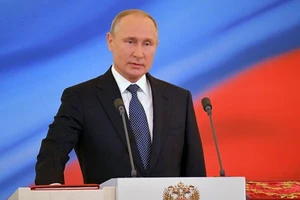  Tổng thống Nga Vladimir Putin (Nguồn: THX/TTXVN)