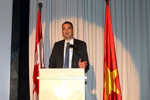 Ông Kyle Nunas- Tổng lãnh sự Canada tại TPHCM phát biểu. Nguồn VOH