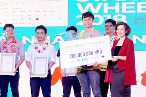 Dự án Meete giành giải nhất cuộc thi Vietnam Startup Wheel nhánh doanh nghiệp khởi nghiệp năm 2018