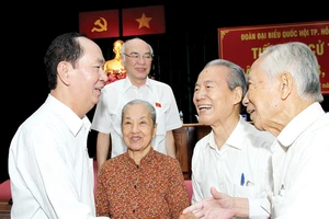 Chủ tịch nước Trần Đại Quang hoàn thành xuất sắc trọng trách của mình trước nhân dân