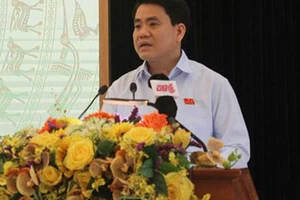 Chủ tịch UBND TP Hà Nội Nguyễn Đức Chung