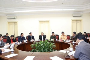 Phó Thủ tướng Trương Hòa Bình chủ trì cuộc họp. Ảnh: VGP