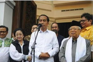 Ông Joko Widodo tái đắc cử vị trí Tổng thống Indonesia. Ảnh: REUTERS