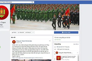 Fanpage chính thức của CATP Hà Nội có địa chỉ www.facebook.com/CongAnThuDo