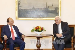 Thủ tướng Nguyễn Xuân Phúc hội kiến Tổng thống CHLB Đức Frank Walter Steinmeier.