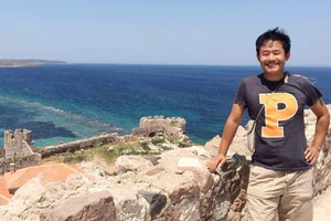 Xiyue Wang bị bắt ở Iran vào tháng 8-2016. Ảnh do gia đình Wang công bố qua Đại học Princeton ở New Jersey, Mỹ. 