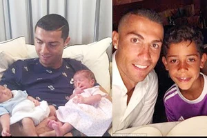 Ba người con hiện tại của Ronaldo.