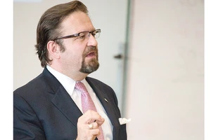 Ông Sebastian Gorka, Phó Trợ lý của Tổng thống Mỹ Trump. (Nguồn: Breitbart)