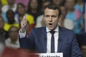 Tổng thống Pháp Emmanuel Macron. Ảnh: AP