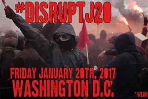 Trang Facebook DisruptJ20 kêu gọi biểu tình ngày 20-1-2017 trong lễ nhậm chức của Tổng thống Donald Trump