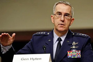Tướng John Hyten, Tư lệnh Bộ chỉ huy Chiến lược Mỹ. Ảnh: NBC News.