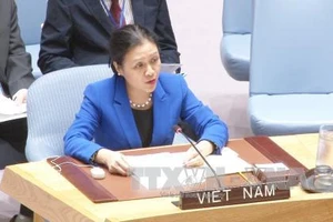 Đại sứ, Trưởng phái đoàn đại diện thường trực Việt Nam tại LHQ Nguyễn Phương Nga. Ảnh: TTXVN