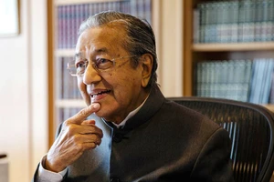 Cựu Thủ tướng Malaysia Mahathir Mohamad, tháng 4- 2017. Ảnh: BLOOMBERG