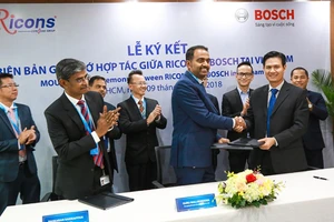  Bosch Việt Nam và Công ty Cổ Phần Đầu tư Xây dựng Ricons vừa ký biên bản ghi nhớ hợp tác toàn diện