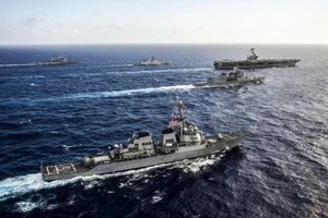 Hải quân Mỹ tập trận đa quốc gia