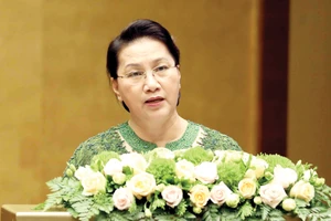 Chủ tịch Quốc hội Nguyễn Thị Kim Ngân phát biểu bế mạc kỳ họp