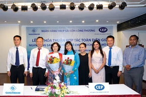 SaigonBank ký kết thỏa thuận hợp tác toàn diện các dịch vụ tài chính với Tổ chức tài chính vi mô - CEP