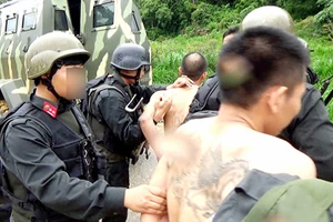 Một số đối tượng liên quan tới 2 trùm ma túy ở Lóng Luông bị bắt giữ