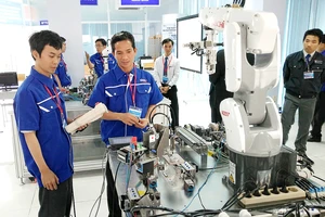 Xưởng thực hành robot tại Khu Công nghệ cao TPHCM