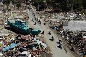 Tỉnh Trung Sulawesi của Indonesia tan hoang sau trận động đất, sóng thần hôm 28-9.