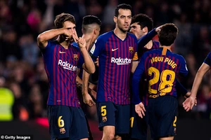 Các cầu thủ Barcelona giành quyền vào vòng 1/8 Cúp Nhà vua Tây Ban Nha